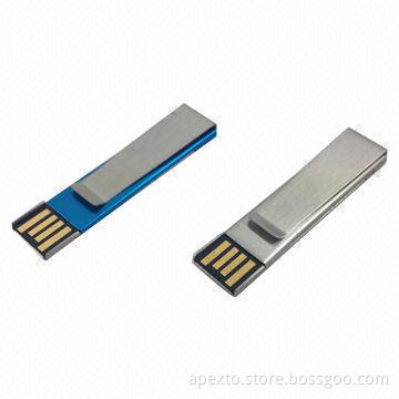 Clip USB Flash Drives with 2 to 32GB Memory Capacity Range, Suitable for Promotional Gifts Purposes
